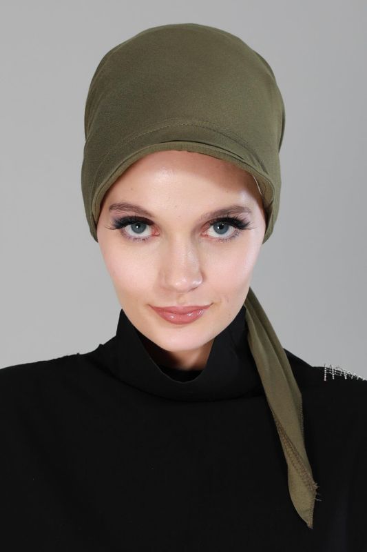 Siperlikli Bandana,B-40 Haki Yeşili - 1
