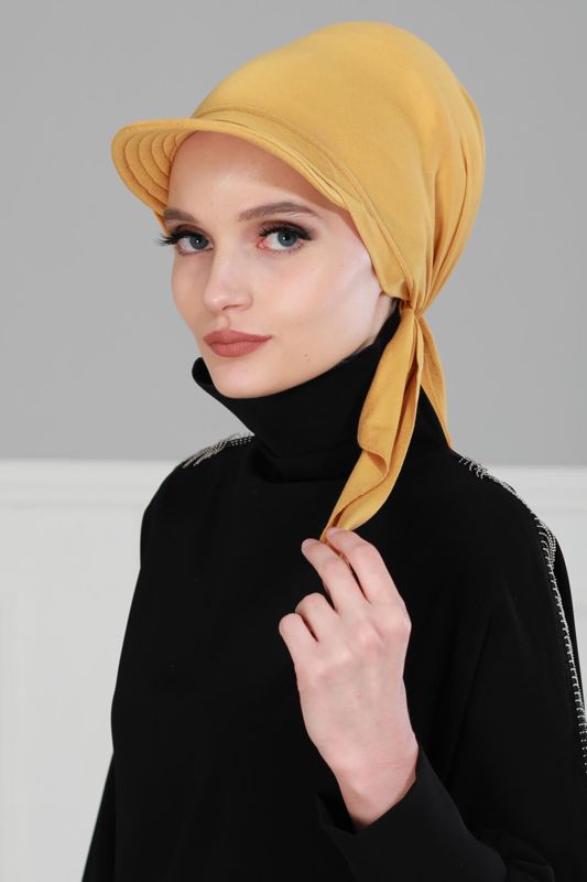 Siperlikli Bandana,B-40 Hardal Sarısı - 1