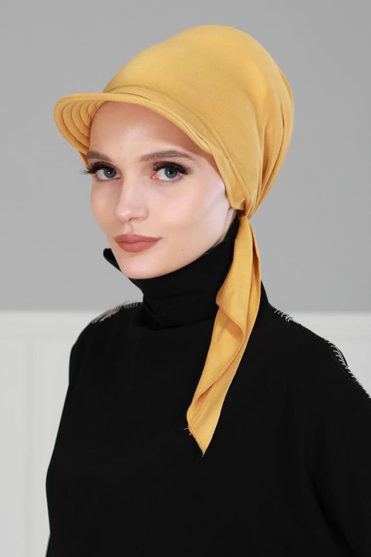 Siperlikli Bandana,B-40 Hardal Sarısı - 5