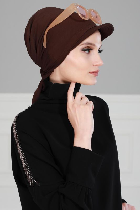 Siperlikli Bandana,B-40 Kahverengi - 2