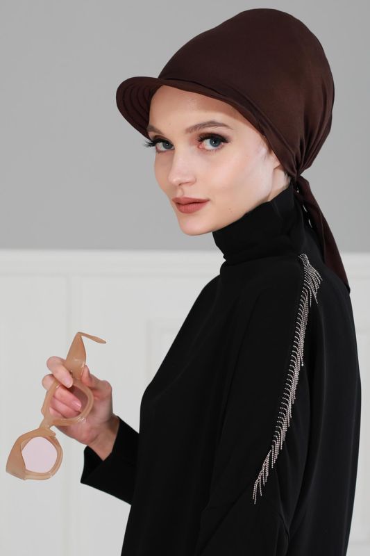 Siperlikli Bandana,B-40 Kahverengi - 3