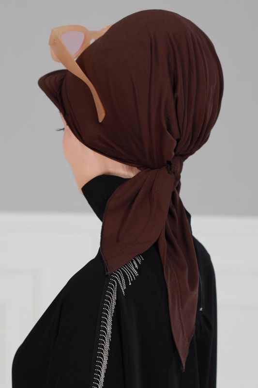 Siperlikli Bandana,B-40 Kahverengi - 4