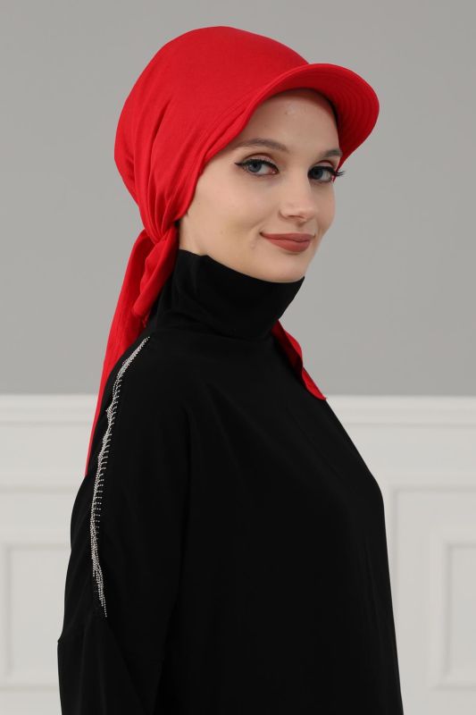 Siperlikli Bandana,B-40 Kırmızı - 2