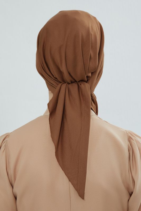 Siperlikli Bandana,B-40 Koyu Kahverengi - 5