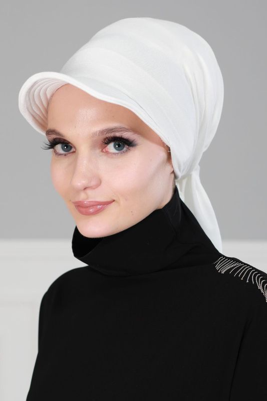 Siperlikli Bandana,B-40 Krem - 2