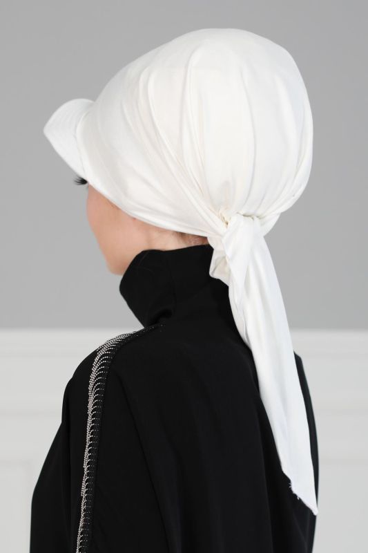 Siperlikli Bandana,B-40 Krem - 4