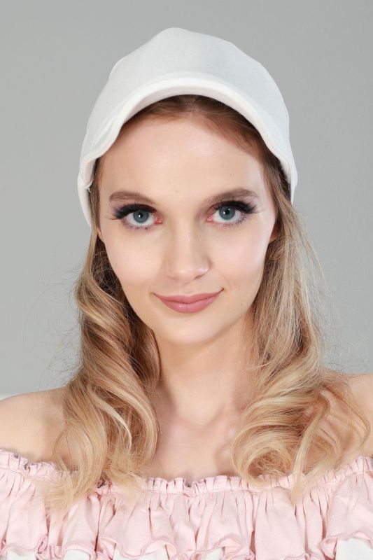 Siperlikli Bandana,B-40 Krem - 5