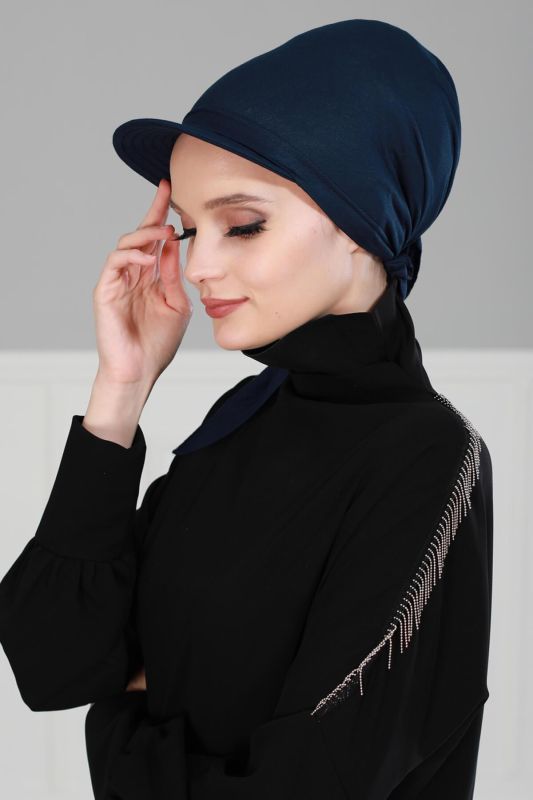 Siperlikli Bandana,B-40 Lacivert - 6