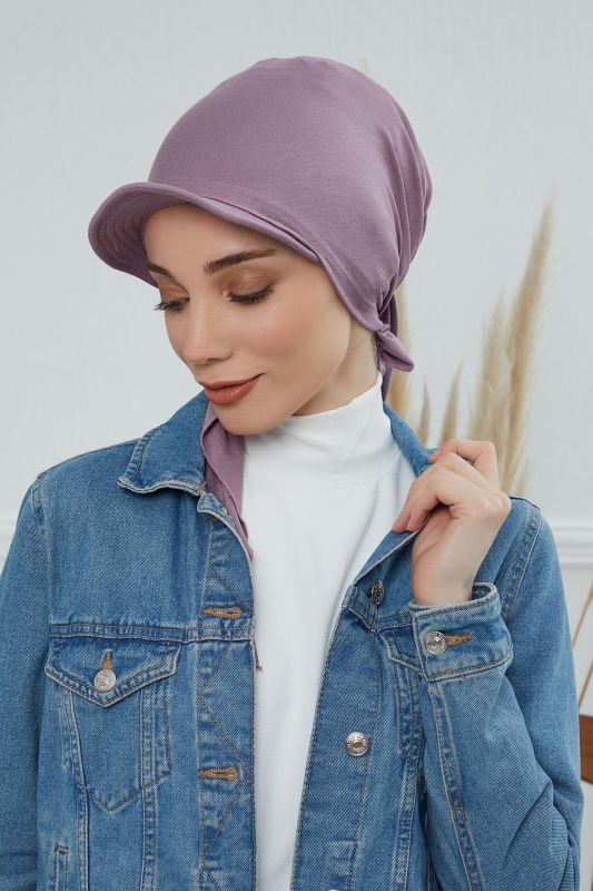 Siperlikli Bandana,B-40 Lila - 2