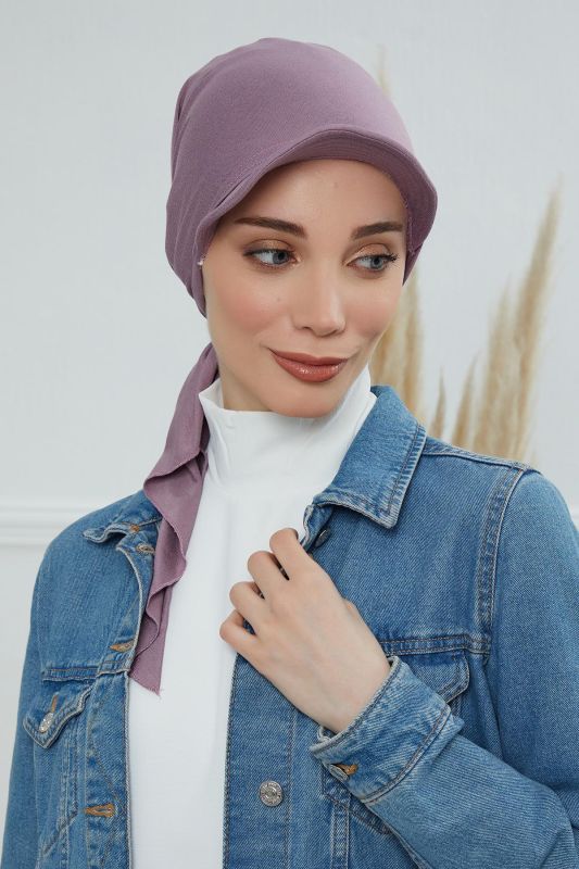 Siperlikli Bandana,B-40 Lila - 3