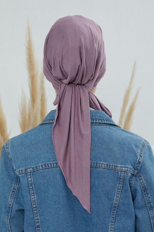 Siperlikli Bandana,B-40 Lila - 4