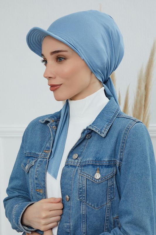 Siperlikli Bandana,B-40 Mavi - 2