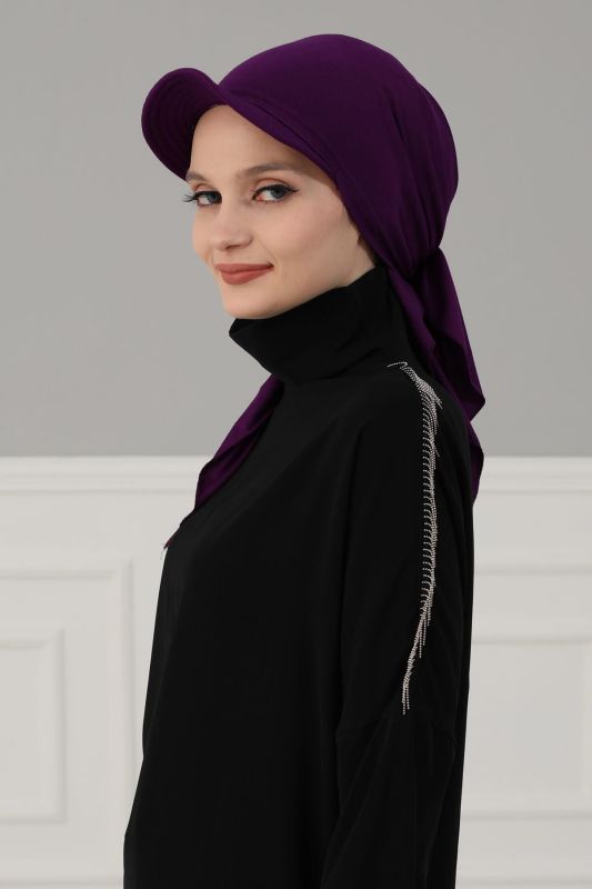 Siperlikli Bandana,B-40 Mor - 2