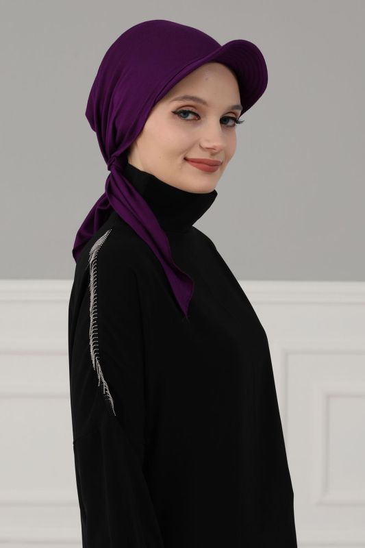 Siperlikli Bandana,B-40 Mor - 3