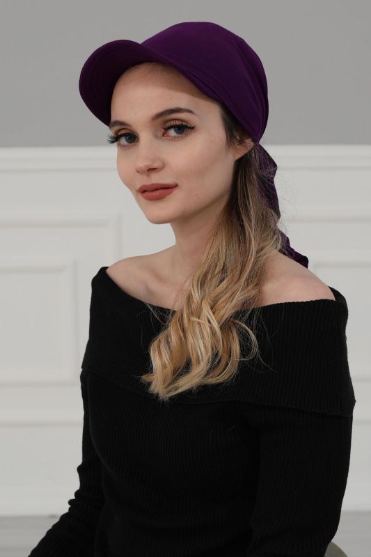 Siperlikli Bandana,B-40 Mor - 7