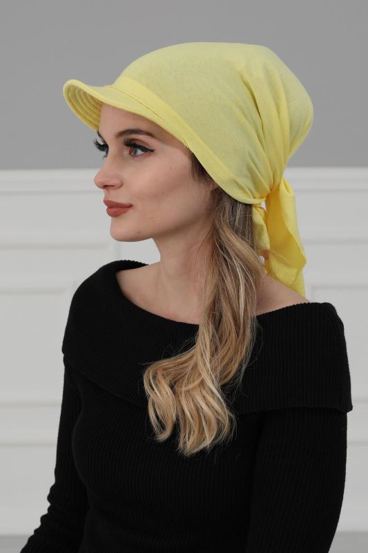 Siperlikli Bandana,B-40 Sarı - 2