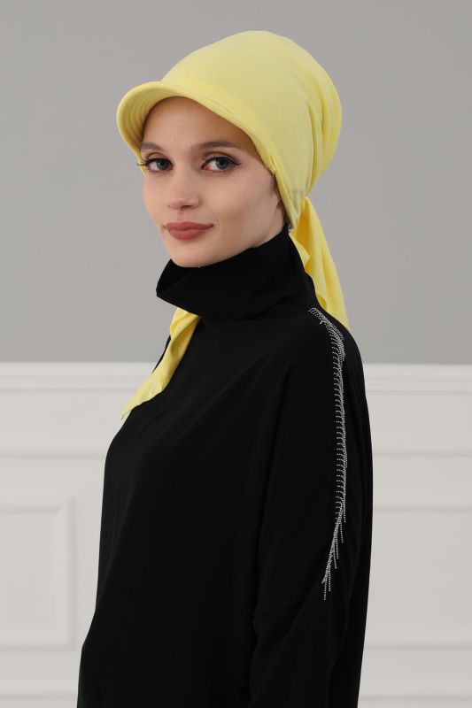 Siperlikli Bandana,B-40 Sarı - 3