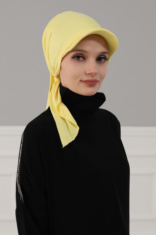 Siperlikli Bandana,B-40 Sarı - 4