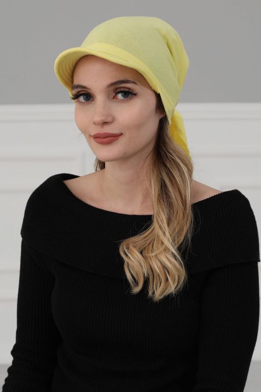 Siperlikli Bandana,B-40 Sarı - 5