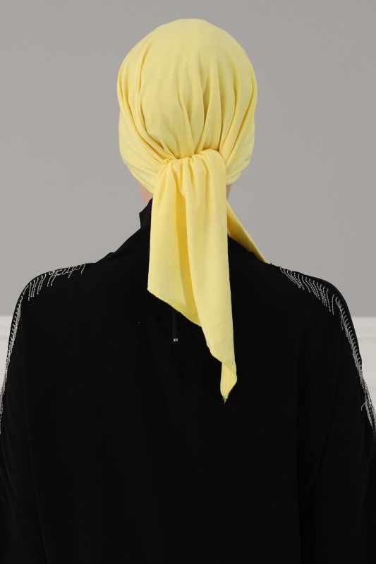 Siperlikli Bandana,B-40 Sarı - 6