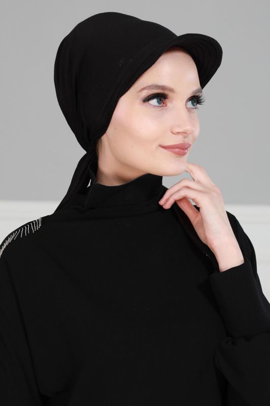 Siperlikli Bandana,B-40 Siyah - 2