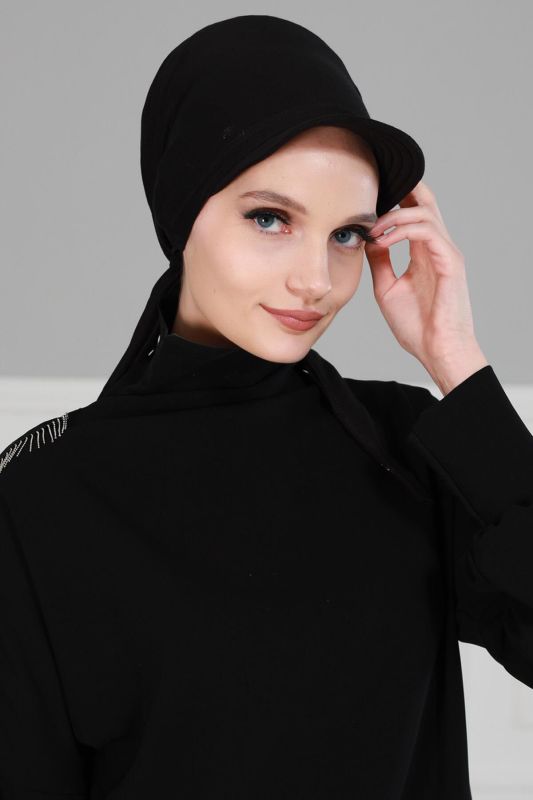 Siperlikli Bandana,B-40 Siyah - 3