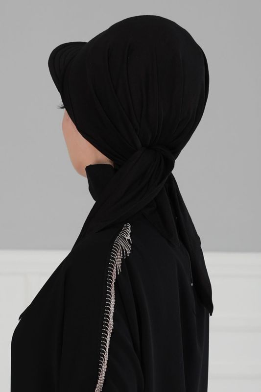 Siperlikli Bandana,B-40 Siyah - 4