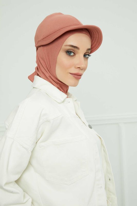 Siperlikli Penye Bone,B-75 Somon - 1