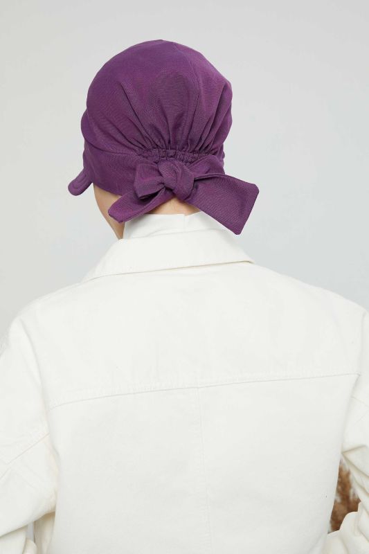 Visor Hat Bonnet,S-1 Purple - 6