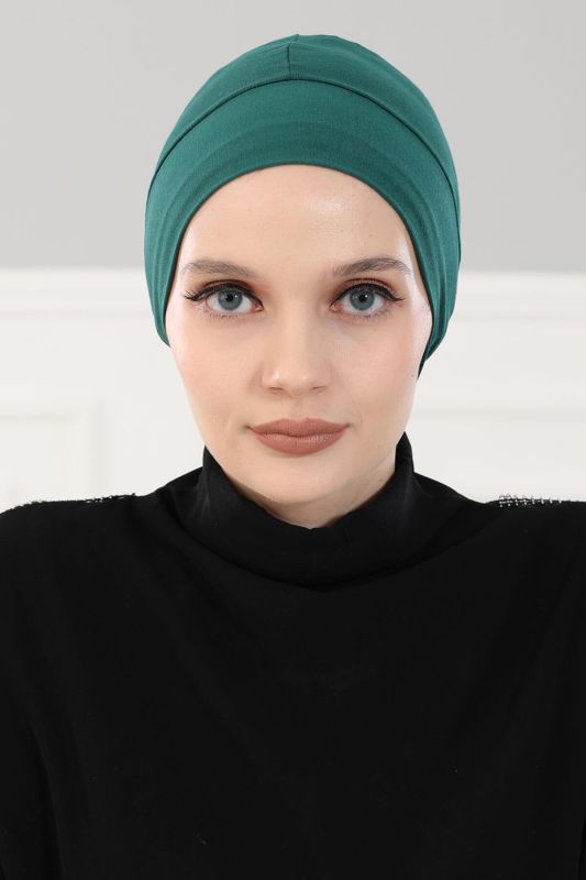 Takçık Penye Bone,B-37 Koyu Yeşil - 1