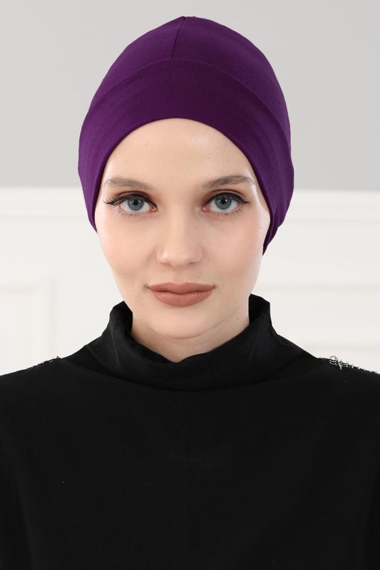 Tactical Combed Cotton Bonnet,B-37 Purple - 1
