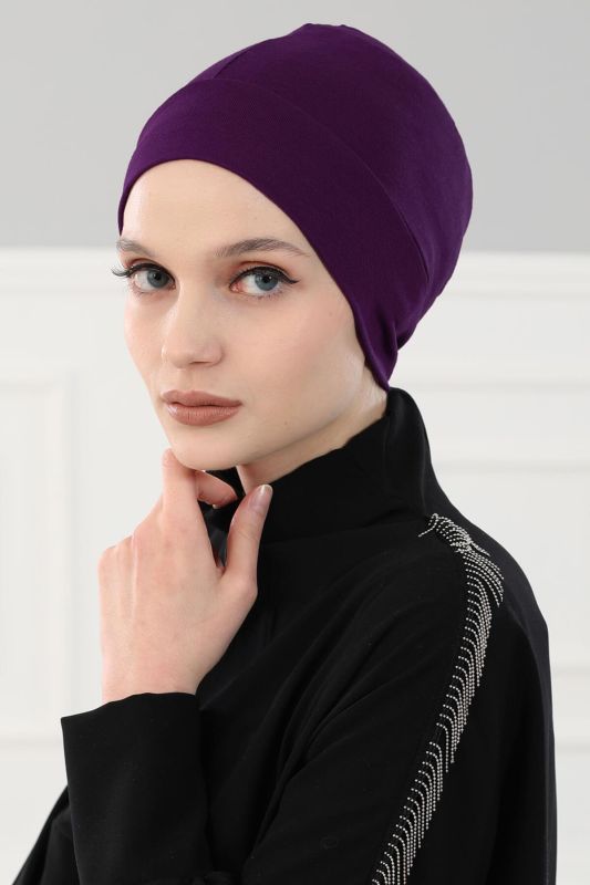 Tactical Combed Cotton Bonnet,B-37 Purple - 5
