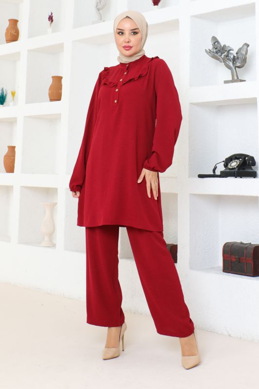 Takım elbise bordo 102 - 3