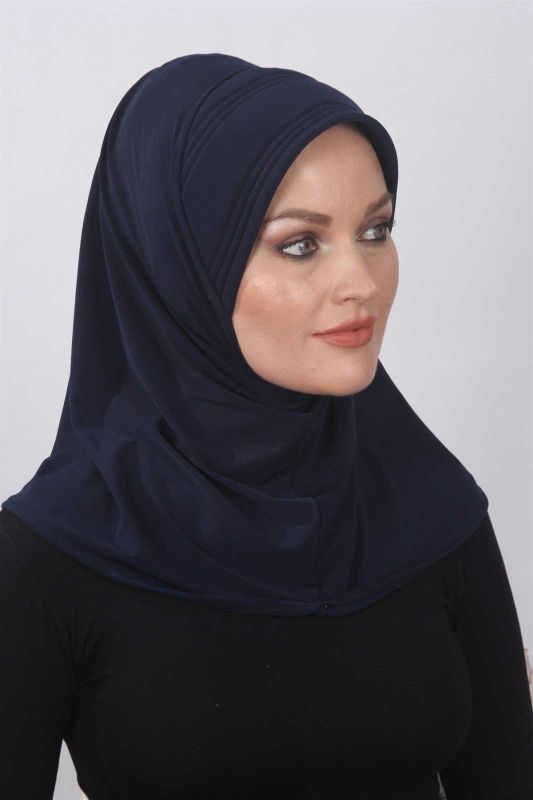 Tactical Ready-made Shawl Navy Blue - 1