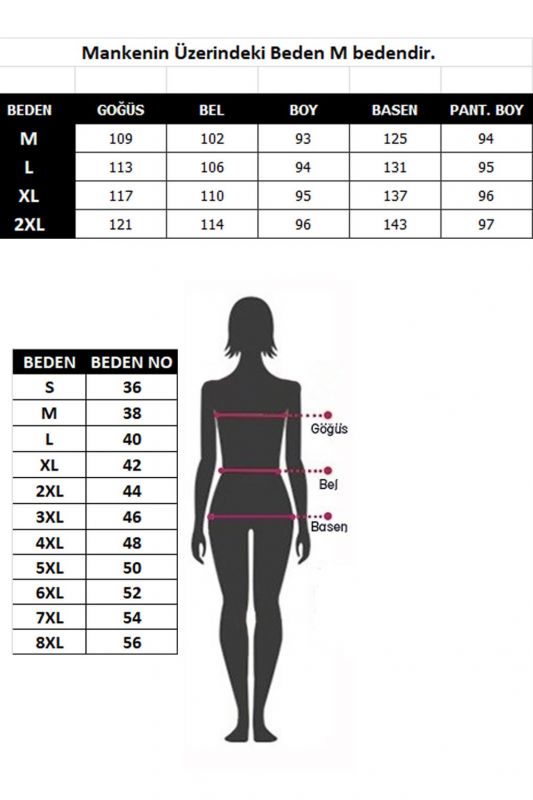 Moda Çizgi Full Hijab Swimsuit 31021 - 4