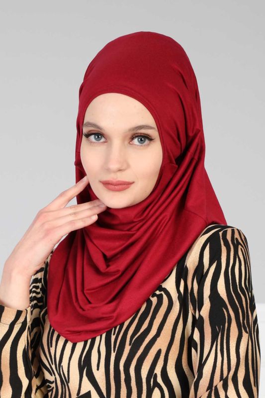 Tasarım Penye Bone,B-33 Bordo - 1