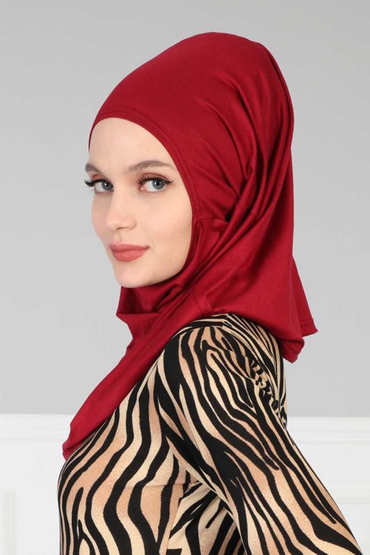 Tasarım Penye Bone,B-33 Bordo - 2
