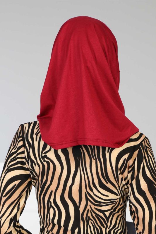 Tasarım Penye Bone,B-33 Bordo - 4