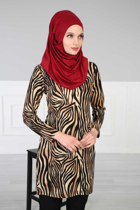 Tasarım Penye Bone,B-33 Bordo - 5