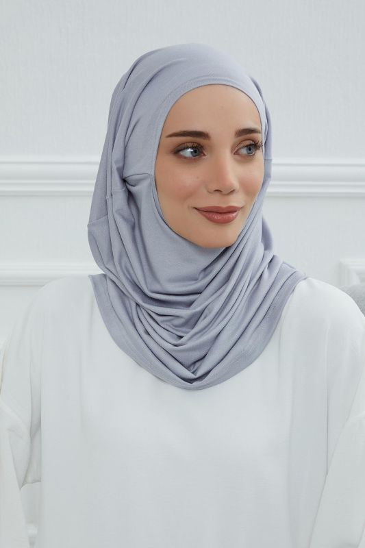 Tasarım Penye Bone,B-33 Gri 2 - 3