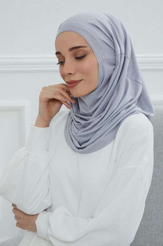 Tasarım Penye Bone,B-33 Gri 2 - 4
