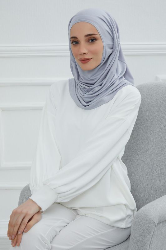 Tasarım Penye Bone,B-33 Gri 2 - 5