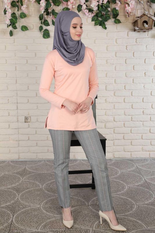 Tasarım Penye Bone,B-33 Gri - 5
