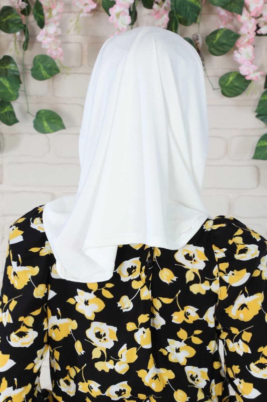 Design Combed Cotton Bonnet,B-33 Cream - 4