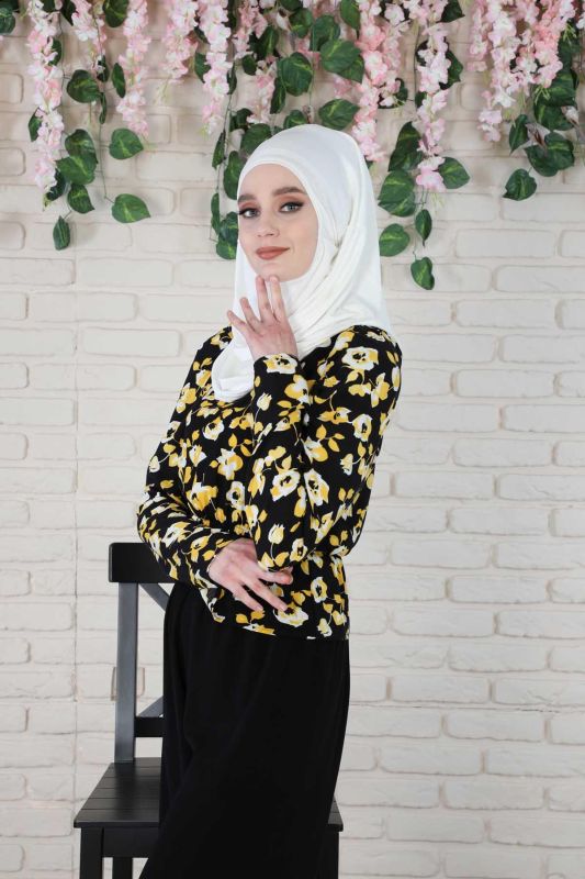 Design Combed Cotton Bonnet,B-33 Cream - 5