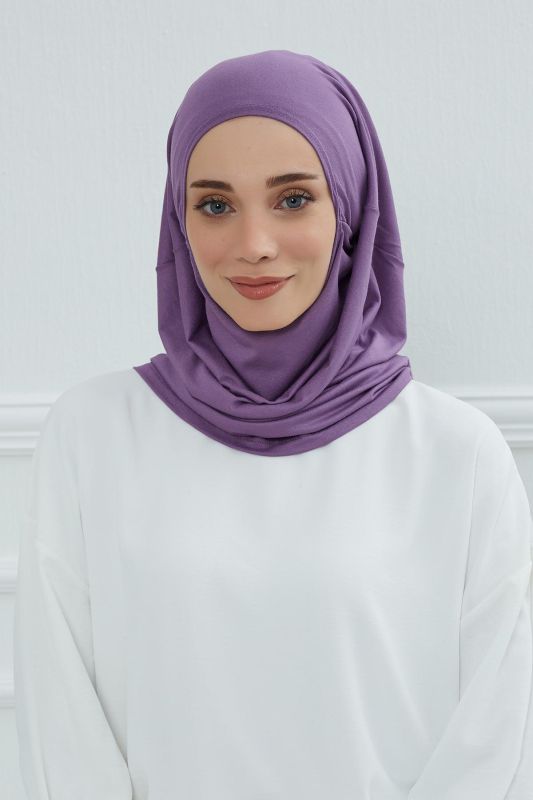 Tasarım Penye Bone,B-33 Mor 2 - 1