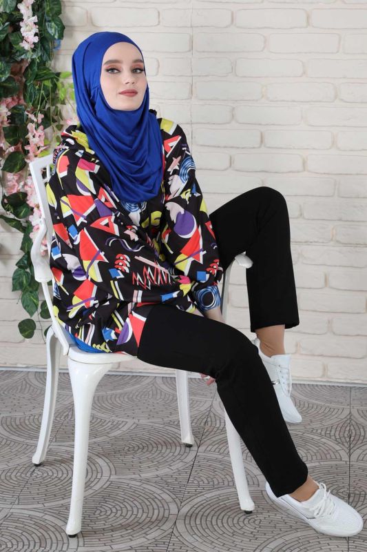 Tasarım Penye Bone,B-33 Saks Mavisi - 5