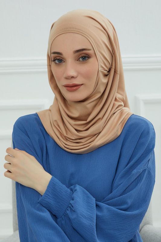 Tasarım Penye Bone,B-33 Sütlü Kahve - 1