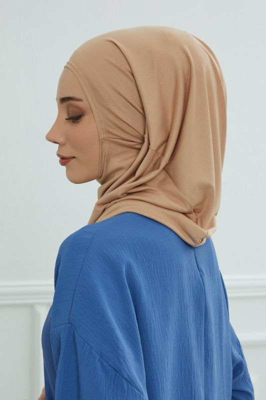 Tasarım Penye Bone,B-33 Sütlü Kahve - 4