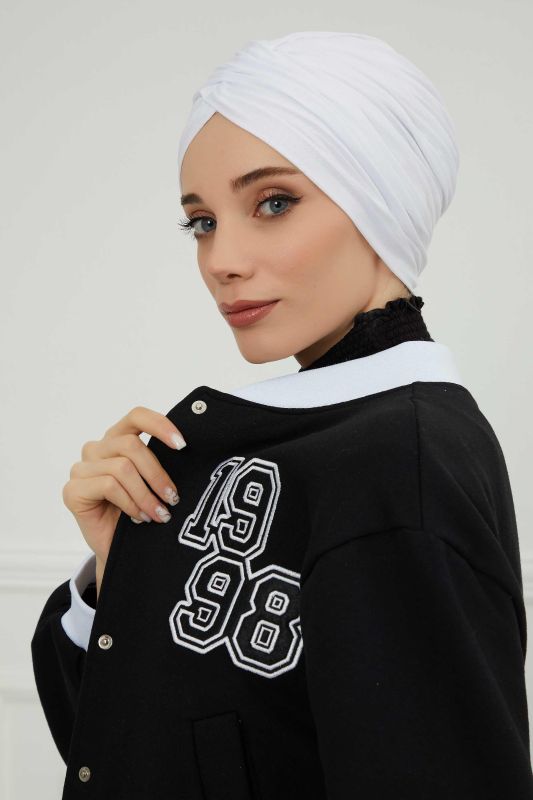غطاء حجاب، B-9 أبيض - 3